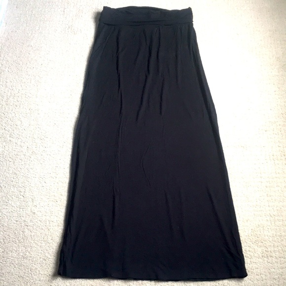 Maxi Long Black Skirt - Picture 1 of 10